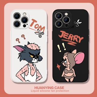 Tom and Jerry เคสไอโฟน iPhone 11 14 pro max 8 Plus case X Xr Xs Max Se 2020 cover 14 7 Plus เคส iPhone 13 12 pro max