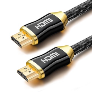 สินค้า HDMI Cable 4K สาย HD to HD สายกลม สายต่อออกทีวี  TV Monitor Computer HD Support 4K 8K