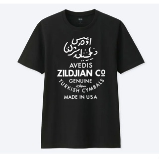 ZILDJIAN MUSIC T SHIRT DRUM เสื้อยืด กลอง วงดนตรี นักดนตรี SIZE M-3XL COTTON100%