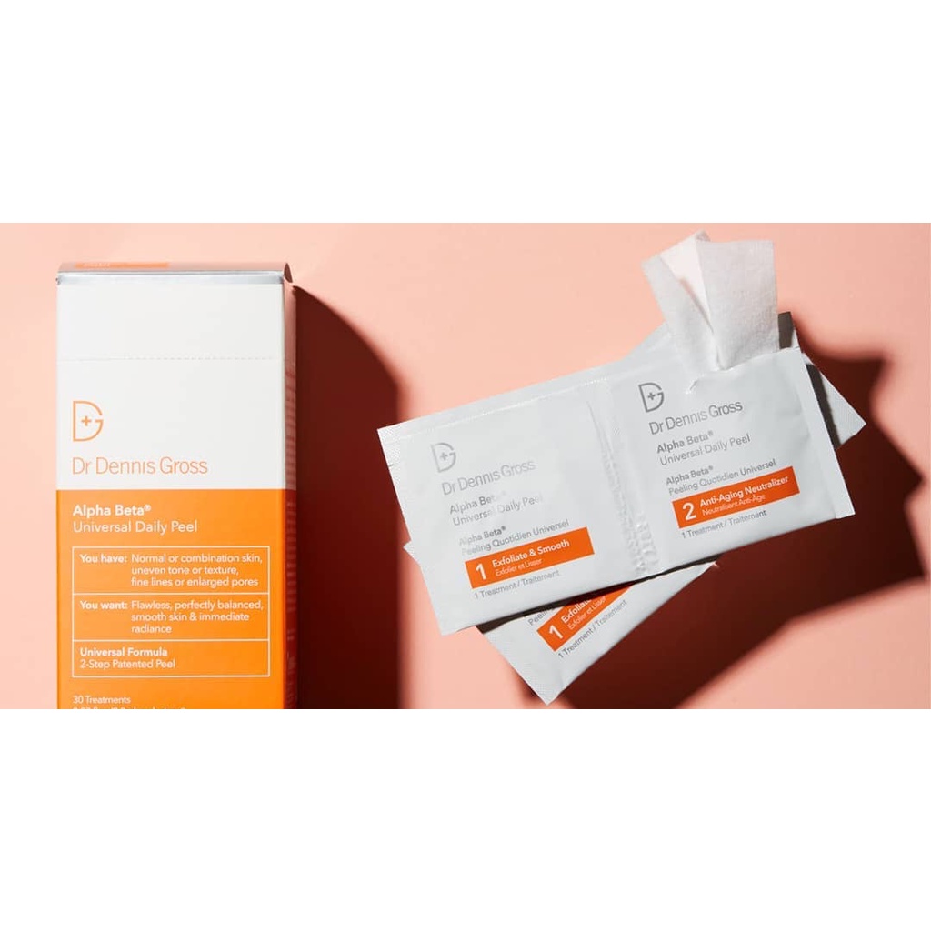 Dr.dennis Gross Alpha beta peel pads ของแท้100 Shopee Thailand