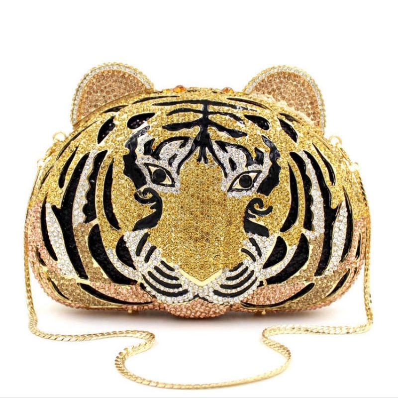 tiger-head-evening-bag-crystal-rhinestone-full-diamond-clutch-purse-diamond-evening-purse-กระเป๋า-คลัทช์-ของขวัญ-ปีขาล