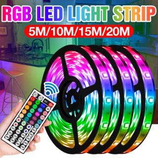 แถบไฟ LED 12V แสง RGB ไฟบาร์10M 15M กันน้ำยืดหยุ่นแสงบาร์ห้องนอนเปลี่ยนสีได้ตกแต่ง