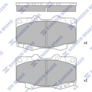 ผ้าดิสเบรคหน้า TOYOTA VIGO 4WD 4X4 PRERUNNER 2WD 4X2 ยกสูง 2005-2015 FORTUNER 2004-2015 HI-Q