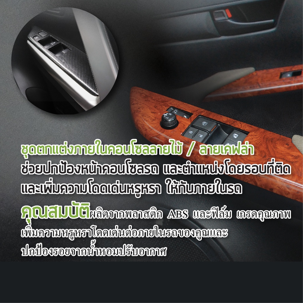 ชุดแต่งภายใน-mazda2-2008-2014-5ประตู-ครอบสวิทช์ประตู-4-ชิ้น-ลายเคฟล่า-คาร์บอน-ประดับยนต์-ชุดตกแต่งรถยนต์