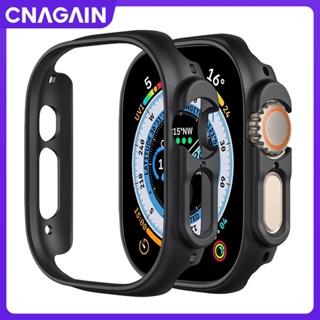 Cnagain เคส PC แบบแข็ง กรอบกลวง สําหรับ Apple Watch Series 8 7 Ultra 49 มม. 41 มม. 45 มม.
