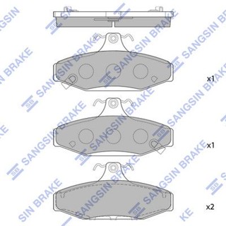 ผ้าดิสเบรคหลัง SSANGYONG KORANDO KJ 1996- MUSSO FJ 1993- REXTON 2002-2013 HI-Q