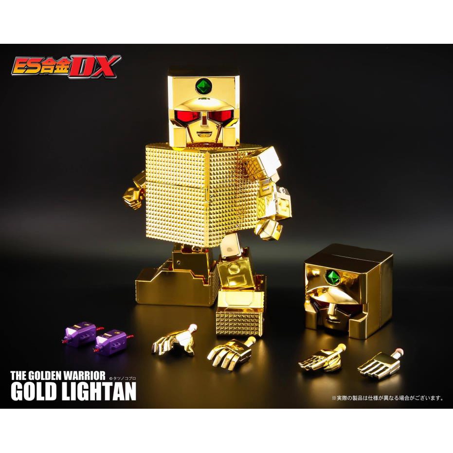 golden-warrior-gold-lightan-es-gokin-dx-gold-lightan-24k-gold-plated-ver-by-action-toys