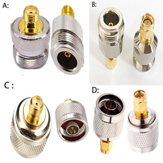 อะแดปเตอร์เชื่อมต่อ SMA ตัวผู้ ตัวเมีย เป็น N ตัวผู้ ตัวเมีย RF Coax 2 ชิ้น