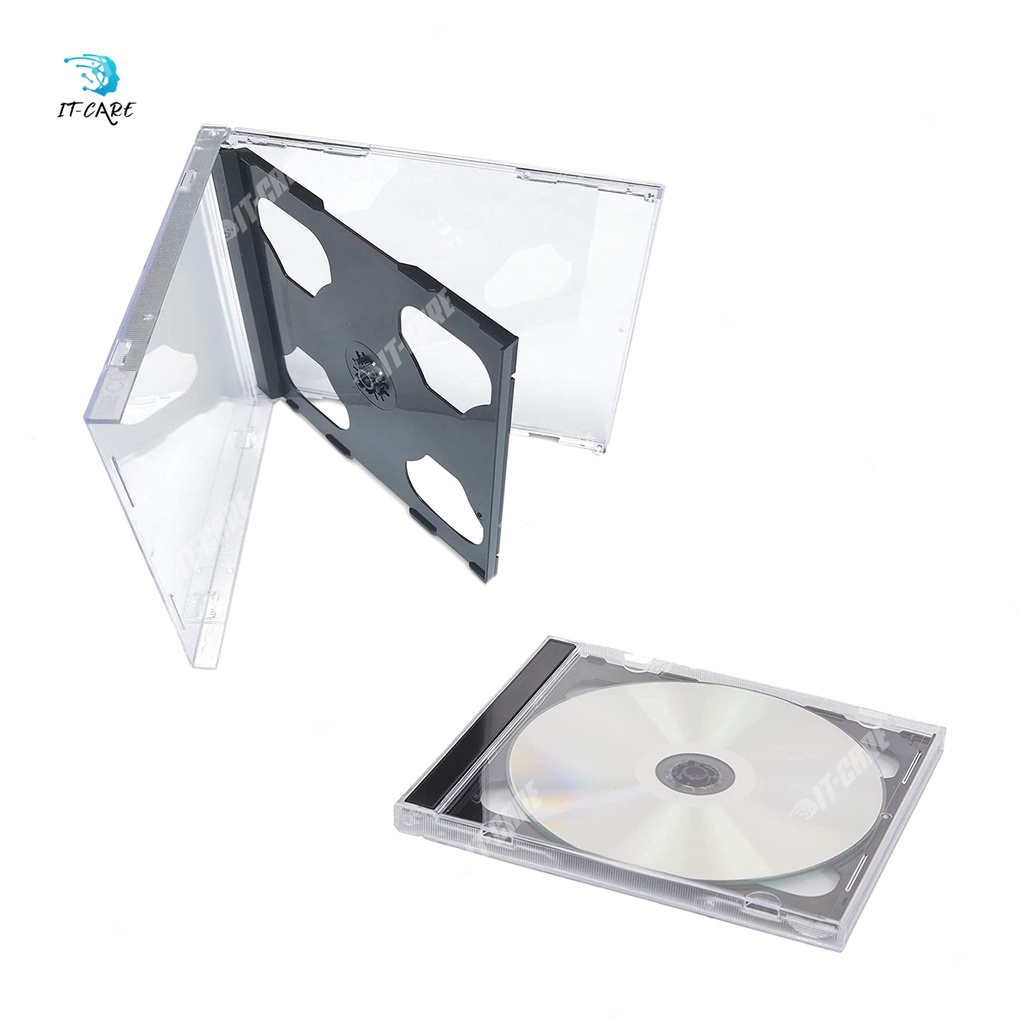 กล่องเปล่าใส่แผ่น-cd-dvd-2-แผ่น-2-in-1-cd-dvd-case-มีตำหนิทุกกล่อง