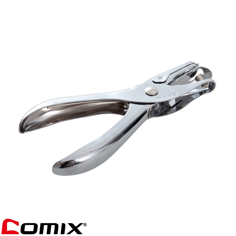 comix-b2921-1-hole-punch-silver-ที่เจาะกระดาษรูเดียว-8-แผ่น-ครั้ง-ขนาดรูเจาะ-6-มิลลิเมตร-อุปกรณ์สำนักงาน-ที่เจาะกระดาษ