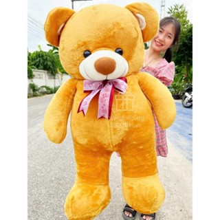 ตุ๊กตาหมีเท็ดดี้ ขนนุ่มตัวใหญ่100เซนติเมตร สินค้าพร้อมส่งทุกวัน