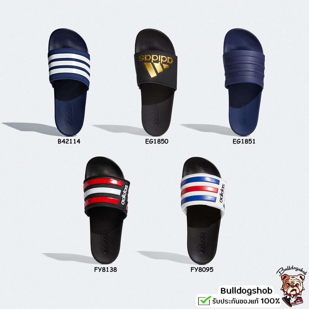 ภาพหน้าปกสินค้าทักแชทรับโค้ดส่วนลด Adidas รองเท้าแตะนิ่ม Adilette Comfort B42114 FY8138 EG1851 FY8095 EG1850 - ป้ายไทย จากร้าน bulldogshob บน Shopee