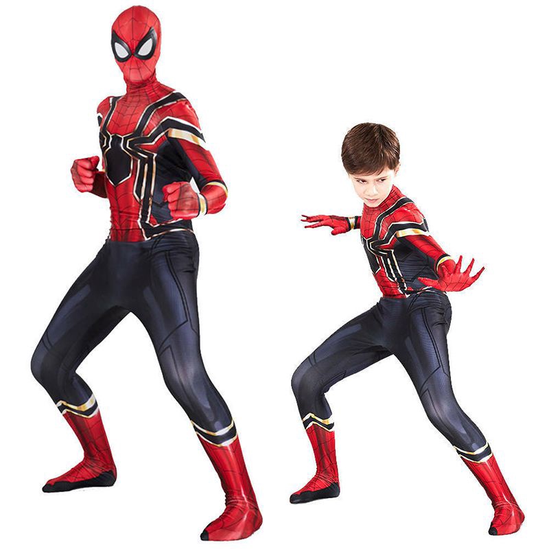 amp-vo-amp-spider-man-homecoming-iron-spiderman-suit-superhero-costume-cosplay-jumpsuit-for-kids-amp-adult