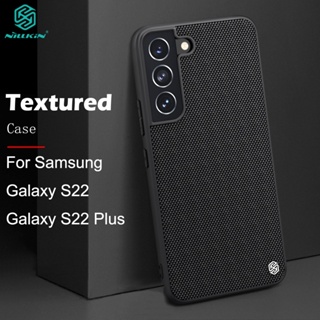 Nillkin เคสโทรศัพท์มือถือ TPU และ PC แข็ง นิ่ม กันกระแทก สีดํา สําหรับ Samsung Galaxy S22 S22+ Plus 5G