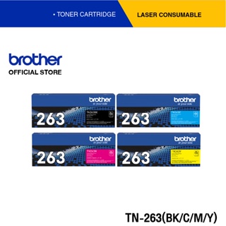 Brother SET TN-263 ตลับผงหมึก(โทนเนอร์) สีดำ,สีฟ้า,สีชมพู,สีเหลือง สำหรับรุ่น HL-L3230CDN,HL-L3270CDW,DCP-L3551CDW,MFC-L3735CDN,MFC-L3750CDW,MFC-L3770CDW