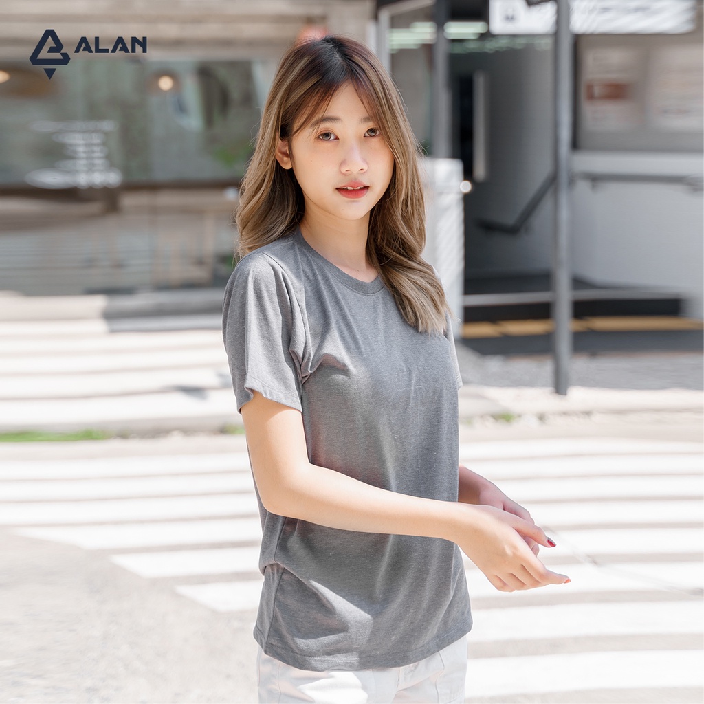 alan-เสื้อยืดสีเทาดิน-เทาท็อปดราย-เสื้อยืดคอกลม-ผ้านุ่ม-ใส่สบาย-ไม่ย้วย-unisex-ชาย-หญิง-เสื้อยืดสีพื้น-เกรดพรีเมี่ยม