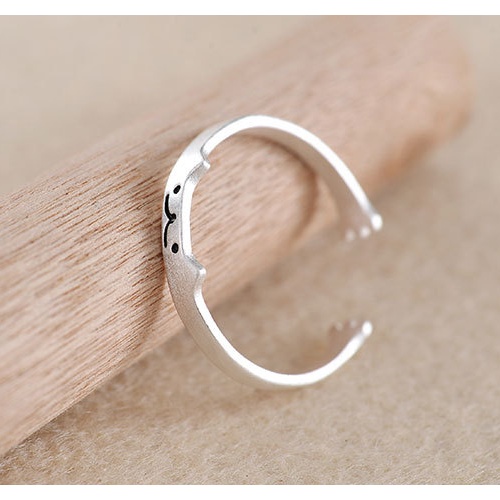 แหวนเงิน-เกรด-s925-รูปแมวน่ารัก-แบบเรียบง่าย-แฟชั่นสําหรับผู้ชาย-และผู้หญิง