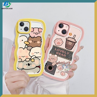 เคสโทรศัพท์มือถือ TPU ขอบโค้ง ลายสัตว์น่ารัก สําหรับ VIVO Y27 Y02 Y16 Y35 Y22 V25 Y15s Y15A Y01 Y21 Y33s Y20 Y21A Y12 Y12s Y15 V21e Y91C Y1s Y17 Y30 Y11 Y12i Y50