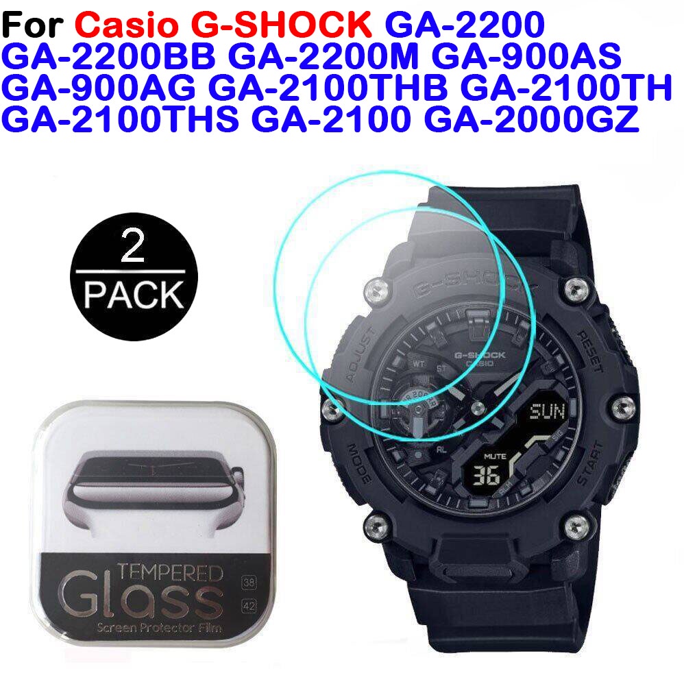 yifilm-กระจกนิรภัย-สําหรับ-casio-g-shock-ga-2200-ga-900as-ga-900ag-ga-2100thb-ga-2100th-ga-2100ths-ga-2100-ga-2000gz-2-ชิ้น