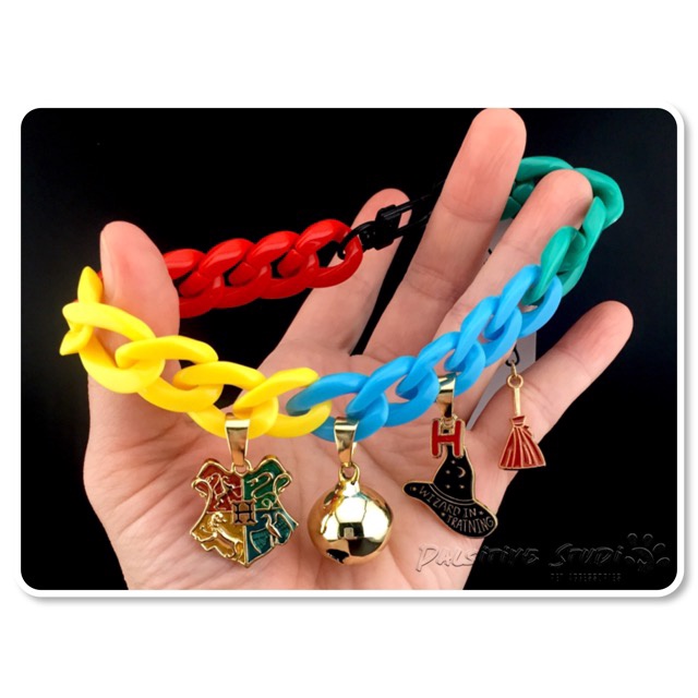ปลอกคอ-สร้อยคอสำหรับน้องหมาและน้องแมวสุด-trendy-ลาย-hogwarts-จาก-harry-potter-collection-pet-collars-large-size