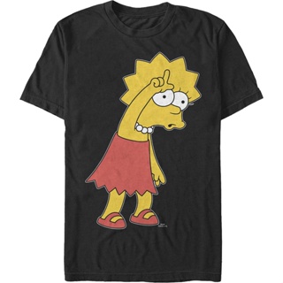 Lisa Loser The Simpsons T-Shirt เสื้อคนอ้วน เสื้อยืด oversize