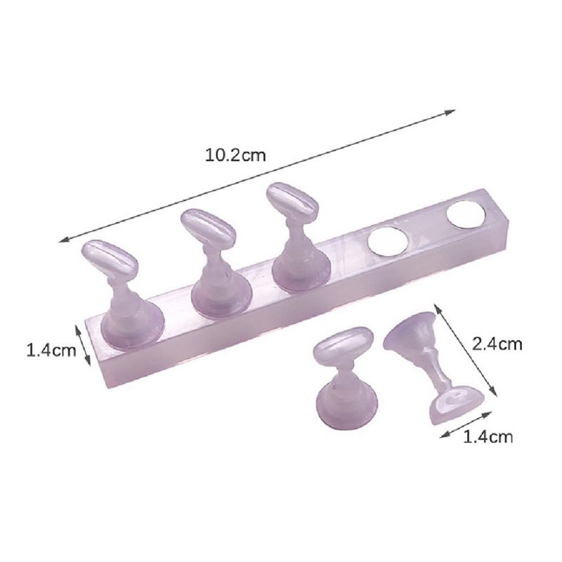 แท่นยึดเล็บปลอม-แท่นวางเล็บ-สำหรับยึดเล็บปลอม-pvc-ฐานยึดเล็บปลอม