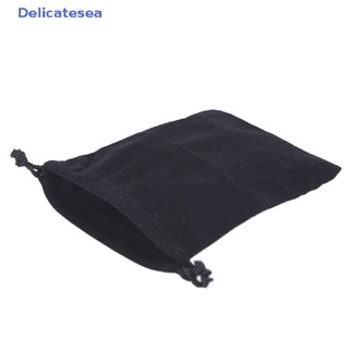[Delicatesea] ถุงผ้ากํามะหยี่ แบบผูกเชือก สําหรับใส่เครื่องประดับ ลูกเต๋า ไพ่ทาโรต์
