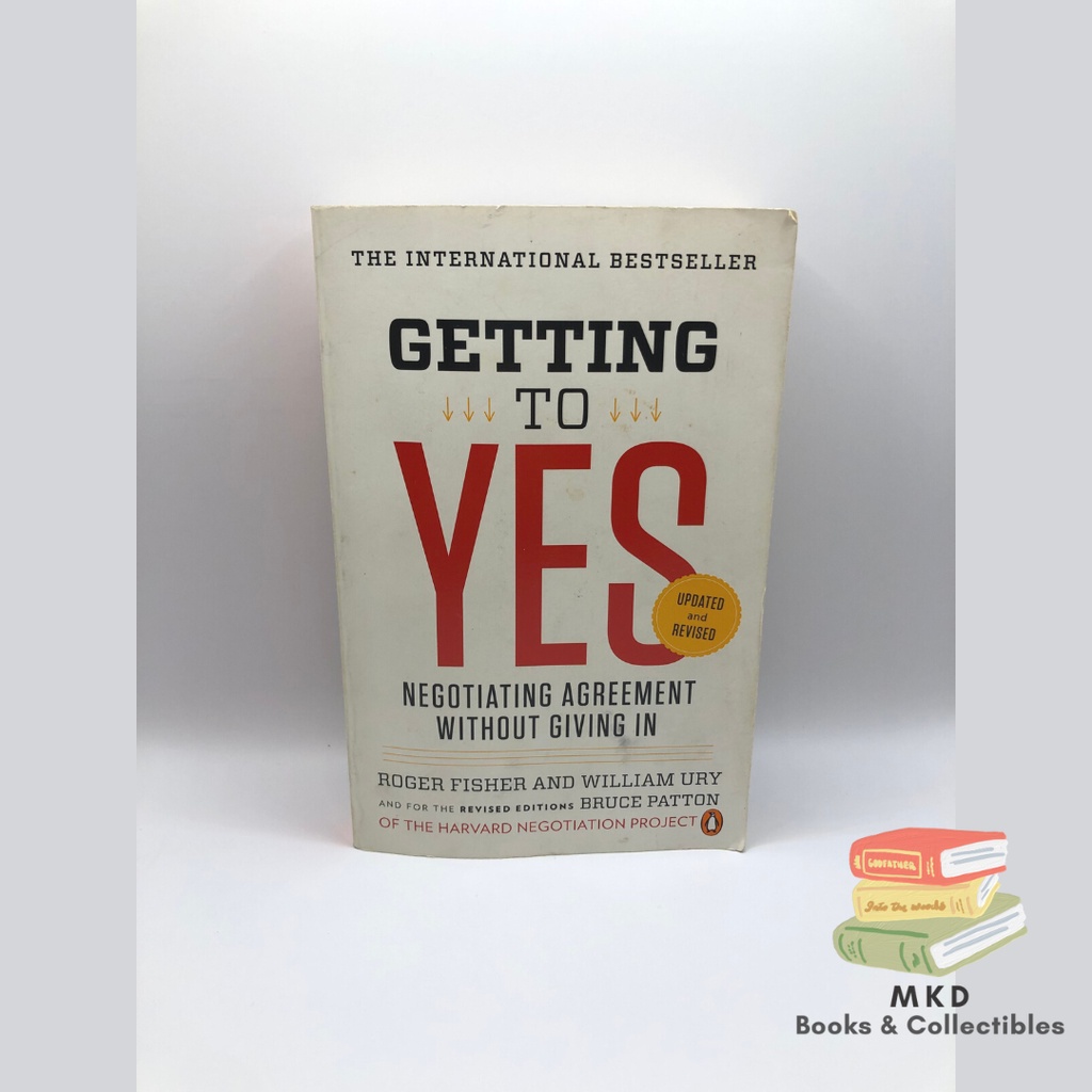 หนังสือ Getting to YES - Roger Fisher and William Ury (มือสอง) | Shopee ...