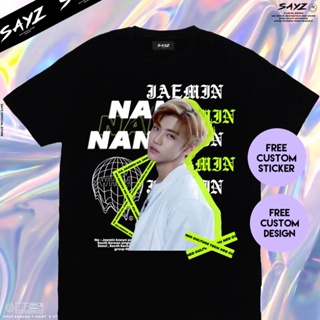 เสื้อยืดแฟชั่น Kaos Jaemin NCT Dream เกาหลี StreetWear เสื้อยืด Kpop Harajuku Custom Kaos KpopStreetwear ผู้ชาย T เสื้อผ