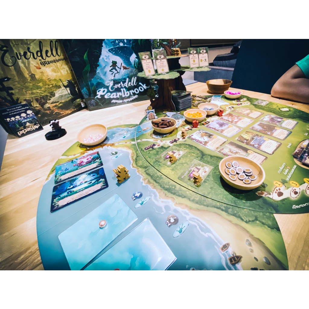 ของแท้-ดินแดนแห่งมนต์เสน่ห์-สายธารแห่งไข่มุก-everdell-pearlbrook-expansion-board-game-more-than-a-game