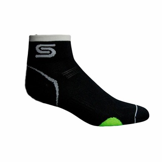 SPINNR - GLOW IN THE DARK BLACK - ถุงเท้าวิ่ง ถุงเท้าสำหรับออกกำลังกาย