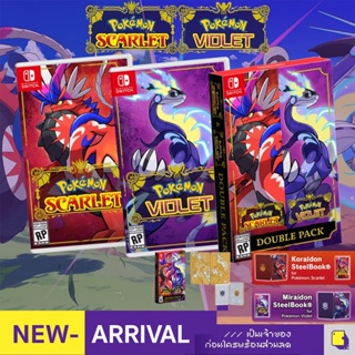 ภาพขนาดย่อของสินค้าพร้อมส่ง ϞϞ(๑ ․̫ ๑)  NSW POKEMON SCARLET AND VIOLET (เกม Nintendo Switch )