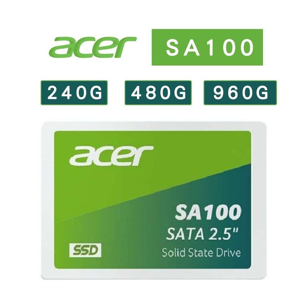 ภาพหน้าปกสินค้า️กรุงเทพฯด่วน1ชั่วโมง ️ SSD 120GB 240GB 480GB 960GB Acer SA100 2.5 inch SATAlll สำหรับใส่ PC และ Notebook ประกัน 3ปี จากร้าน nava.it บน Shopee