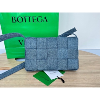 พรี​ ราคา8100 Bottega Veneta 710188 Denimกระเป๋าสะพาย กระเป๋าสะพายไหล่