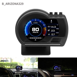 Arizona329 เครื่องวัดความเร็วรอบเครื่องยนต์ หน้าจอ Hd ระบบ Gps Obd2 สําหรับรถยนต์