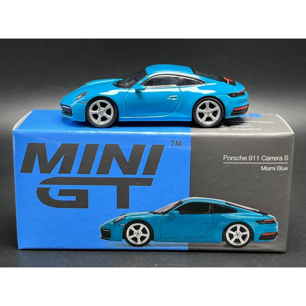 mini-gt-porsche-911-992-carrera-s-miami-blue