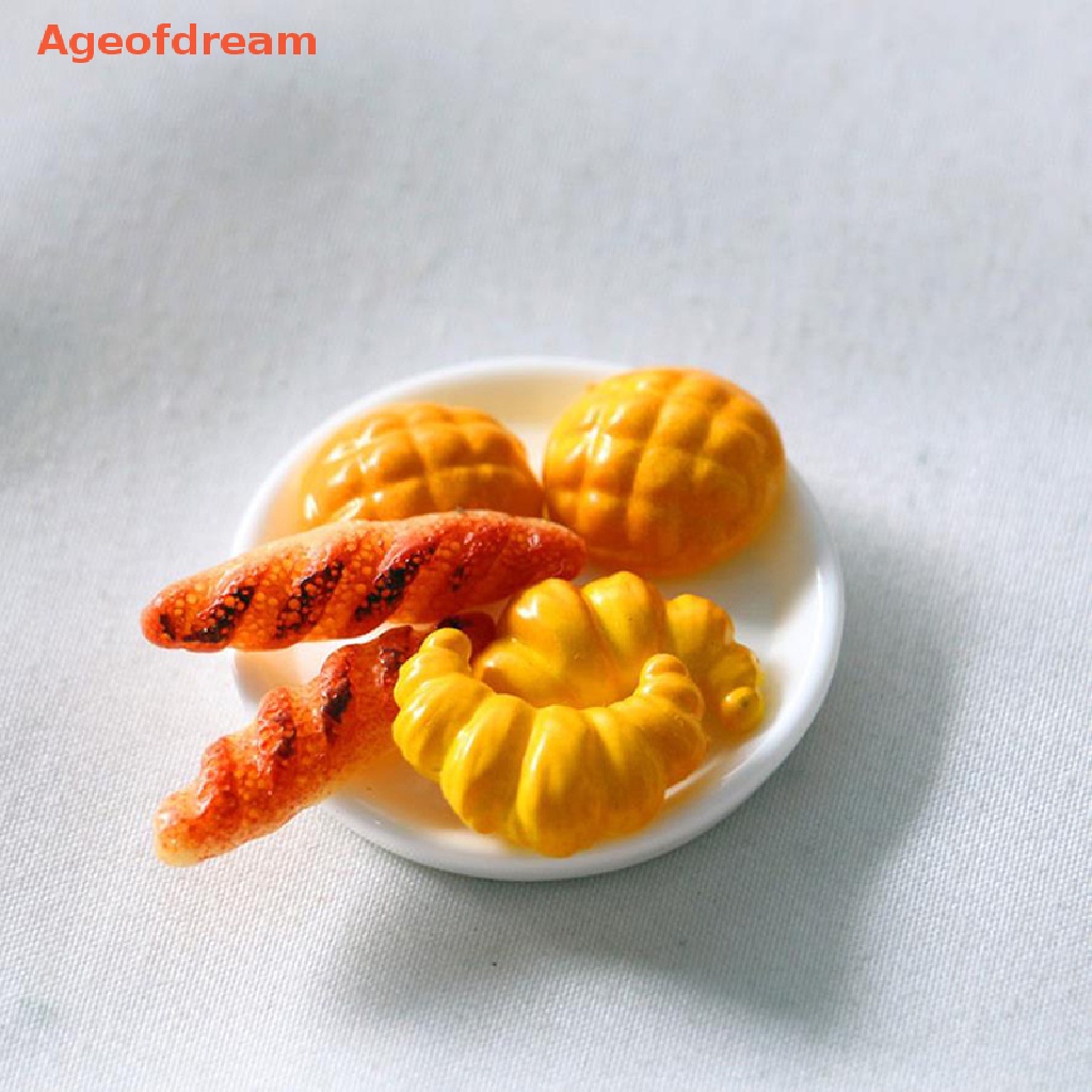 ageofdream-ครัวซองต์จําลอง-ขนมปัง-ขนมขบเคี้ยว-อาหารจิ๋ว-ของเล่น-สําหรับบ้านตุ๊กตา-6-ชิ้น