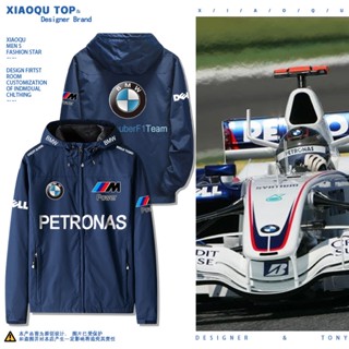 เสื้อแจ็กเก็ต เสื้อแข่งรถจักรยานยนต์ BMW F1 กันลม เหมาะกับฤดูใบไม้ร่วง และฤดูหนาว สําหรับผู้ชาย และผู้หญิง