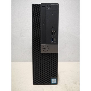 คอมมือสอง Dell Optiplex 7050 SFF CPU Core i7-7700 3.60 GHz วินโดว์แท้ มี HDMI USB-C พร้อมเชื่อมต่อ WIFI