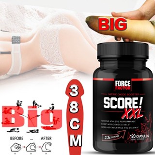 Force Factor Score XXL ไนตริกออกไซด์บูสเตอร์อาหารเสริมเพื่อการเพิ่มประสิทธิภาพ 60/120 แคปซูล