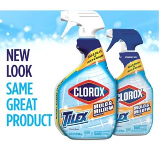 made in USA Clorox สเปรย์ทำความสะอาด 3 แบบให้เลือก  กำจัดคราบเชื้อราในห้องน้ำ ขจัดเชื้อโรค ไวรัส และแบคทีเรียขนาด 946ml.