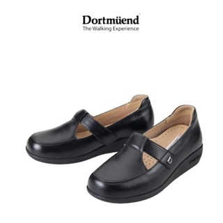 Dortmuend ProSeries JS507 007-000 Black ส้นสูง 1.25" รองเท้าสุขภาพ สำหรับผู้ที่ยืน-เดินนาน