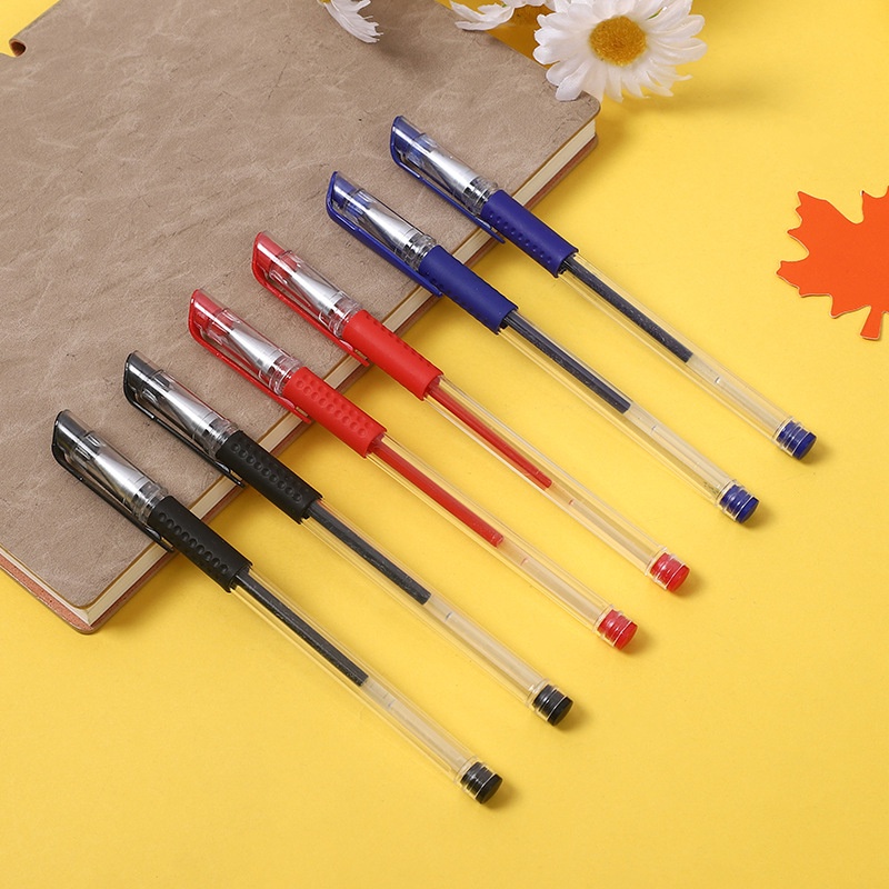 ลดราคา-1-บาท-ปากกาเจล-ปากกาน้ำเงิน-ปากกาแดง-ปากกาดำ-0-5mm-หัวเข็ม-ราคาถูก-ปากกาถูกๆ-1pc