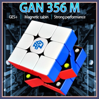 🔥จัดส่งทันที New!!Gan 356 M 3x3 Magic Cube  Rubiks Cube รูบิคแม่เหล็ก ลูกบาศก์มายากลไร้สติกเกอร์ ของขวัญ