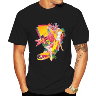 เสื้อทหาร Jem And The Holograms-Camiseta Retro de película de fantasía para hombre y mujer, camisa de cuello redondo, re