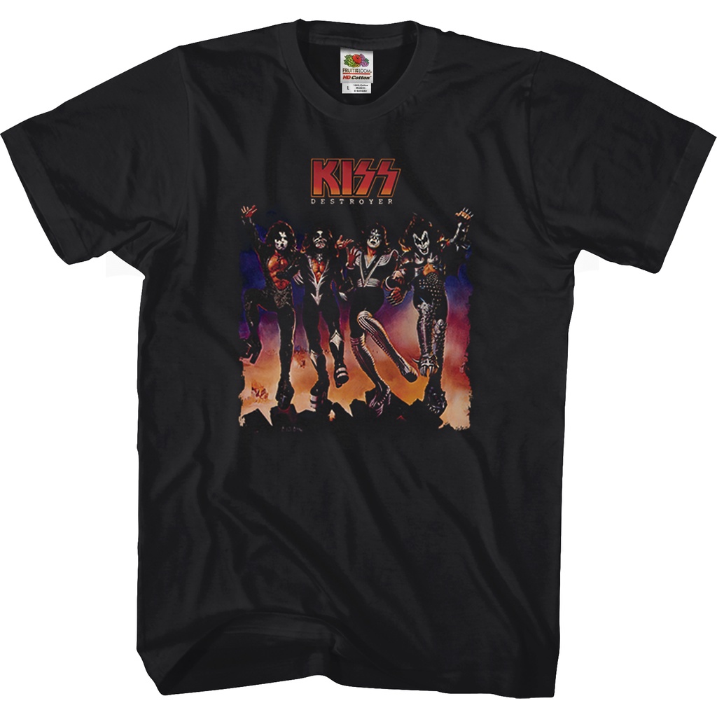 kiss-destroyer-t-shirt-เสื้อผู้ชายเท่-เสื้อแฟชั่นผญ