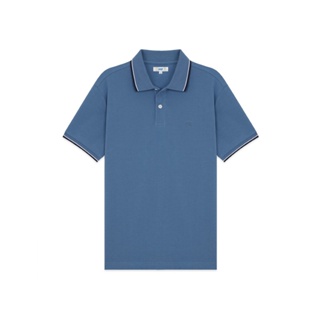 AIIZ (เอ ทู แซด) - เสื้อโปโลผู้ชาย ปกลาย ผ้าปิเก้  Mens Tipping Polo Shirt
