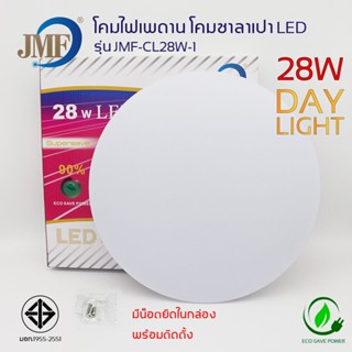 👉NEW โคมไฟเพดาน โคมไฟติดเพดาน LED 28W/24W ทรงซาลาเปา สำเร็จรูปพร้อมใช้ โคมซาลาเปา แสงขาว Day Light โคมไฟซาลาเปา