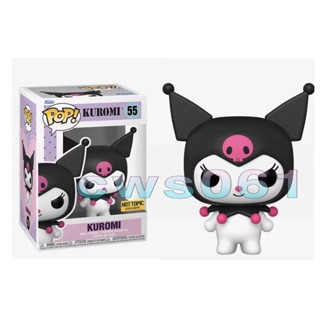 Funko POP ฟิกเกอร์ไวนิล My Melody Kuromi 55 Hot Topic ของเล่นสําหรับเด็ก