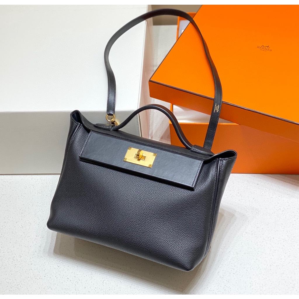 พรี-ราคา19200-hermes-2424-หนังแท้-กระเป๋าถือ-กระเป๋าสะพาย-กระเป๋าสะพายไหล่